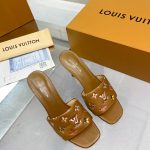 LOUIS VUITTON REVIVAL MULES BROWN 1AAP7E