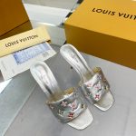 LOUIS VUITTON REVIVAL MULES SILVER 1AAP7E