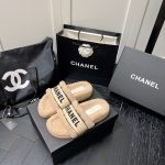 CHANEL WOOL SLIPPERS BEIGE G39059