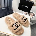 CHANEL WOOL MULES BEIGE G39059