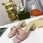 GUCCI JOLIE GG SUPREME CANVAS AND RUBBER SLIDES ROSE PINK 1473721