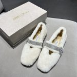 JIMMY CHOO KRISTA FLAT WHITE AS2034