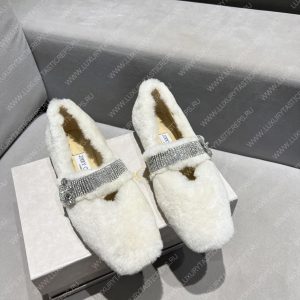 JIMMY CHOO KRISTA FLAT WHITE AS2034 - Image 3