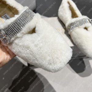 JIMMY CHOO KRISTA FLAT WHITE AS2034 - Image 8