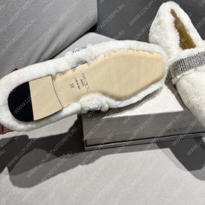 JIMMY CHOO KRISTA FLAT WHITE AS2034 - Image 9