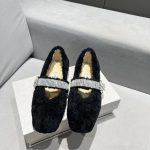 JIMMY CHOO KRISTA FLAT BLACK KRISTAFLATZVO