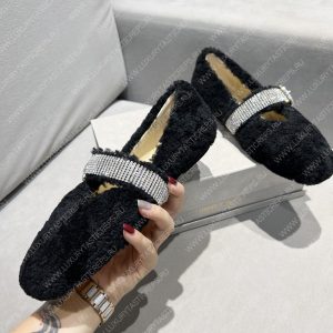 JIMMY CHOO KRISTA FLAT BLACK KRISTAFLATZVO - Image 6