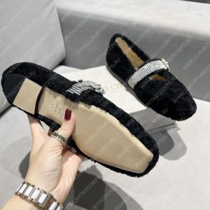 JIMMY CHOO KRISTA FLAT BLACK KRISTAFLATZVO - Image 9