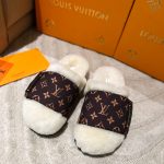 LOUIS VUITTON SLIPPER PILLOW FLAT COMFORT MULE WHITE 1AAM3K