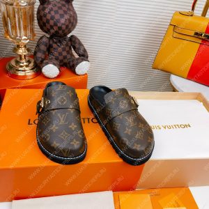 LOUIS VUITTON COSY FLAT COMFORT CLOG CACAO BROWN 1AAW6J - Image 3
