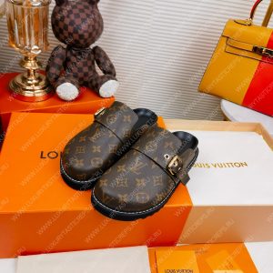 LOUIS VUITTON COSY FLAT COMFORT CLOG CACAO BROWN 1AAW6J - Image 5