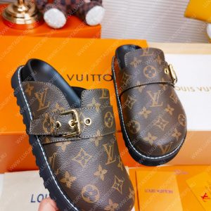 LOUIS VUITTON COSY FLAT COMFORT CLOG CACAO BROWN 1AAW6J - Image 7