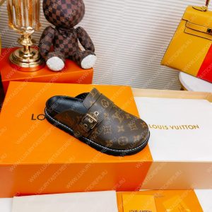 LOUIS VUITTON COSY FLAT COMFORT CLOG CACAO BROWN 1AAW6J - Image 8