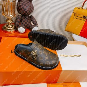 LOUIS VUITTON COSY FLAT COMFORT CLOG CACAO BROWN 1AAW6J - Image 9