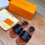 LOUIS VUITTON FLAT MULE BLACK 1AADIW