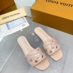 LOUIS VUITTON REVIVAL FLAT MULES PINK 1AAOR5
