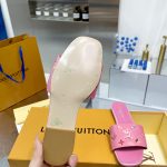 LOUIS VUITTON REVIVAL FLAT MULES PINK 1AAOR5