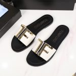 TOM FORD PLAQUE SLIDES WHITE W2408TVAX