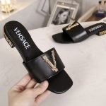 VERSACE GRECA MULES BLACK 1003221