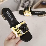 VERSACE GRECA MULES BLACK 1003221