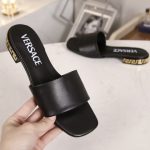 VERSACE GRECA MULES BLACK 1003221