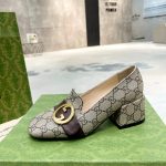 GUCCI BLONDIE PUMP BEIGE AND EBONY 701711