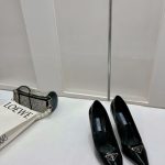 PRADA PATENT LEATHER PUMPS BLACK 1I001N
