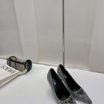 PRADA SLINGBACK PUMP WITH CRYSTALS CRYSTAL 1I001N