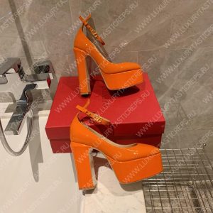 VALENTINO TAN-GO PLATFORM PUMP ORANGE WS0DQ3VNE_0NO - Image 3