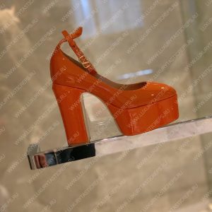 VALENTINO TAN-GO PLATFORM PUMP ORANGE WS0DQ3VNE_0NO - Image 9