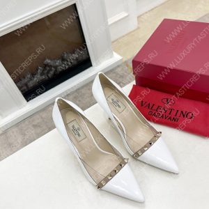 VALENTINO V BUCKLE PUMPS WHITE 1W2S0FH8LAFGF9 - Image 6