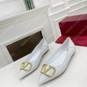 VALENTINO V BUCKLE PUMPS WHITE SW2S0Q63DSH0NO - Image 4