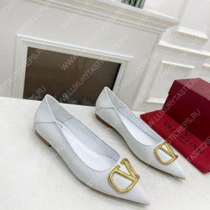 VALENTINO V BUCKLE PUMPS WHITE SW2S0Q63DSH0NO - Image 5