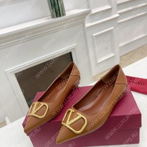 VALENTINO V BUCKLE PUMPS BROWN SW2S0Q63DSH0NO - Image 6