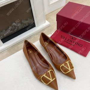 VALENTINO V BUCKLE PUMPS BROWN SW2S0Q63DSH0NO - Image 7
