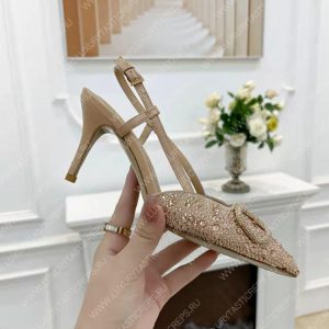 VALENTINO VLOGO SIGNATURE SLINGBACK PUMP NUDE ZW2S0R01MZF0NO - Image 3