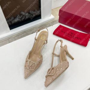 VALENTINO VLOGO SIGNATURE SLINGBACK PUMP NUDE ZW2S0R01MZF0NO - Image 7