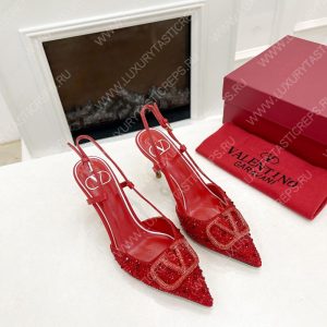 VALENTINO VLOGO SIGNATURE SLINGBACK PUMP RED ZW2S0R01MZF0NO - Image 3