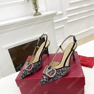 VALENTINO VLOGO SIGNATURE SLINGBACK PUMP MULTICOLOUR ZW2S0R01MZF0NO - Image 4
