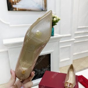 VALENTINO V BUCKLE PUMPS BEIGE 1W2S0FH8LAFGF9 - Image 5