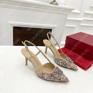 VALENTINO VLOGO SIGNATURE SLINGBACK PUMP MULTICOLOUR ZW2S0R01MZF0NO - Image 5