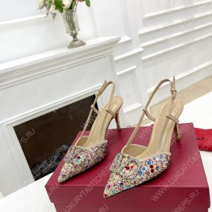 VALENTINO VLOGO SIGNATURE SLINGBACK PUMP MULTICOLOUR ZW2S0R01MZF0NO - Image 7