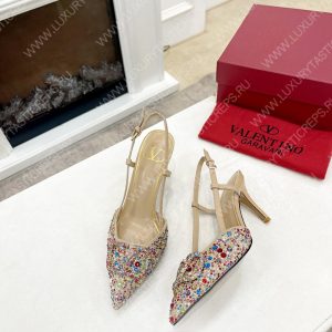 VALENTINO VLOGO SIGNATURE SLINGBACK PUMP MULTICOLOUR ZW2S0R01MZF0NO - Image 8
