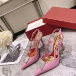 VALENTINO ONE STUD PUMP WITH CRYSTALS PINK 1W0S0FH8ENLUWQ