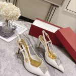 VALENTINO SLINGBACK WHITE WS0R01TMK