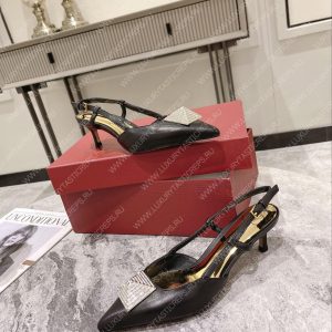 VALENTINO SLINGBACK BLACK WS0R01TMK - Image 5