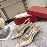 VALENTINO SLINGBACK WHITE WS0R01TMK