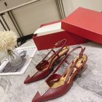 VALENTINO SLINGBACK ROSSO VALENTINO WS0R01TMK