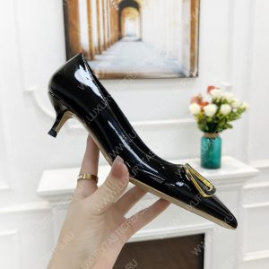 VALENTINO V BUCKLE PUMPS BLACK 1W2S0FH8LAFGF9 - Image 9