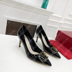 VALENTINO V BUCKLE PUMPS BLACK 1W2S0FH8LAFGF9 - Image 3